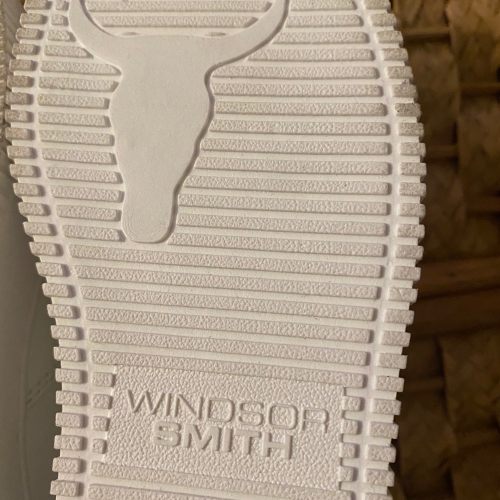 Windsor Smith platform sneakers with rose gold